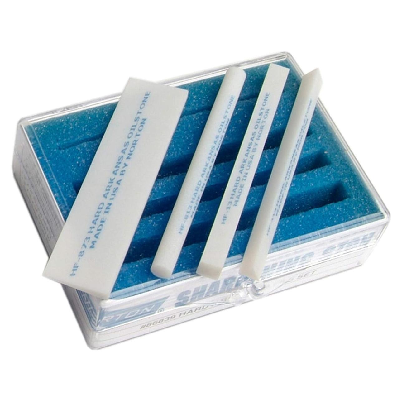 Juego de Archivos Abrasivos Norton Arkansas Ultra Fino - 4 Piezas