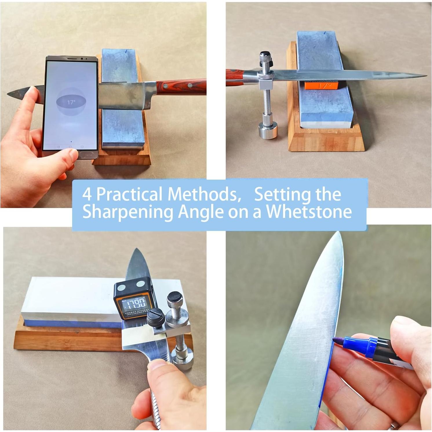 Guía de Afilado de Cuchillos LAVODA SG01 Ajustable 0-30°