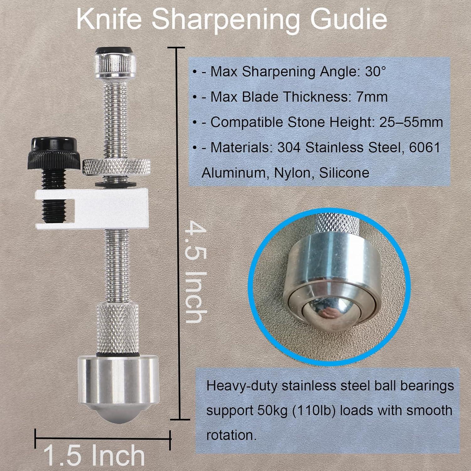 Guía de Afilado de Cuchillos LAVODA SG01 Ajustable 0-30°