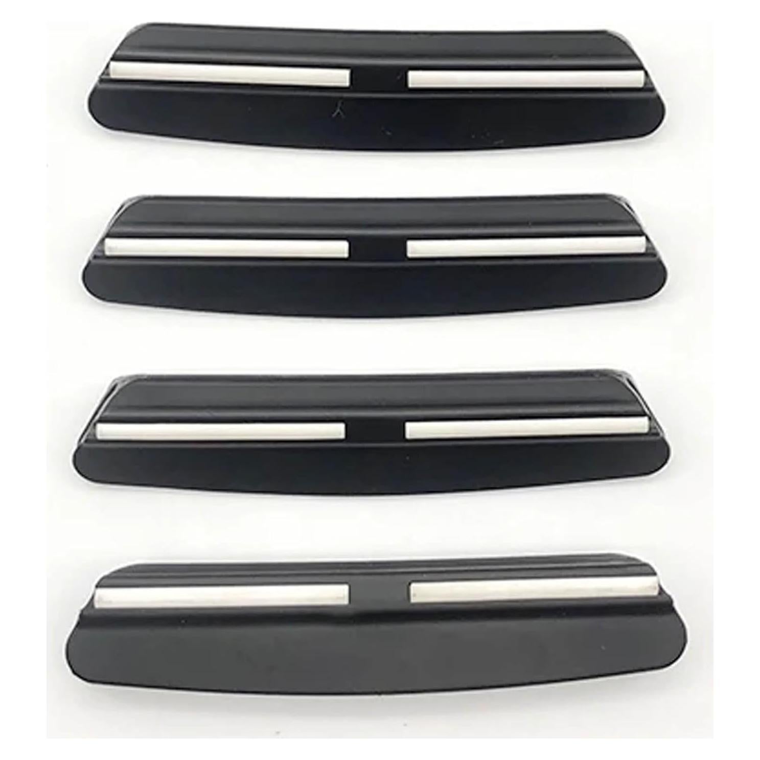 4 Guías de Afilado de Cuchillos Ceilyweli 15 Grados Negras