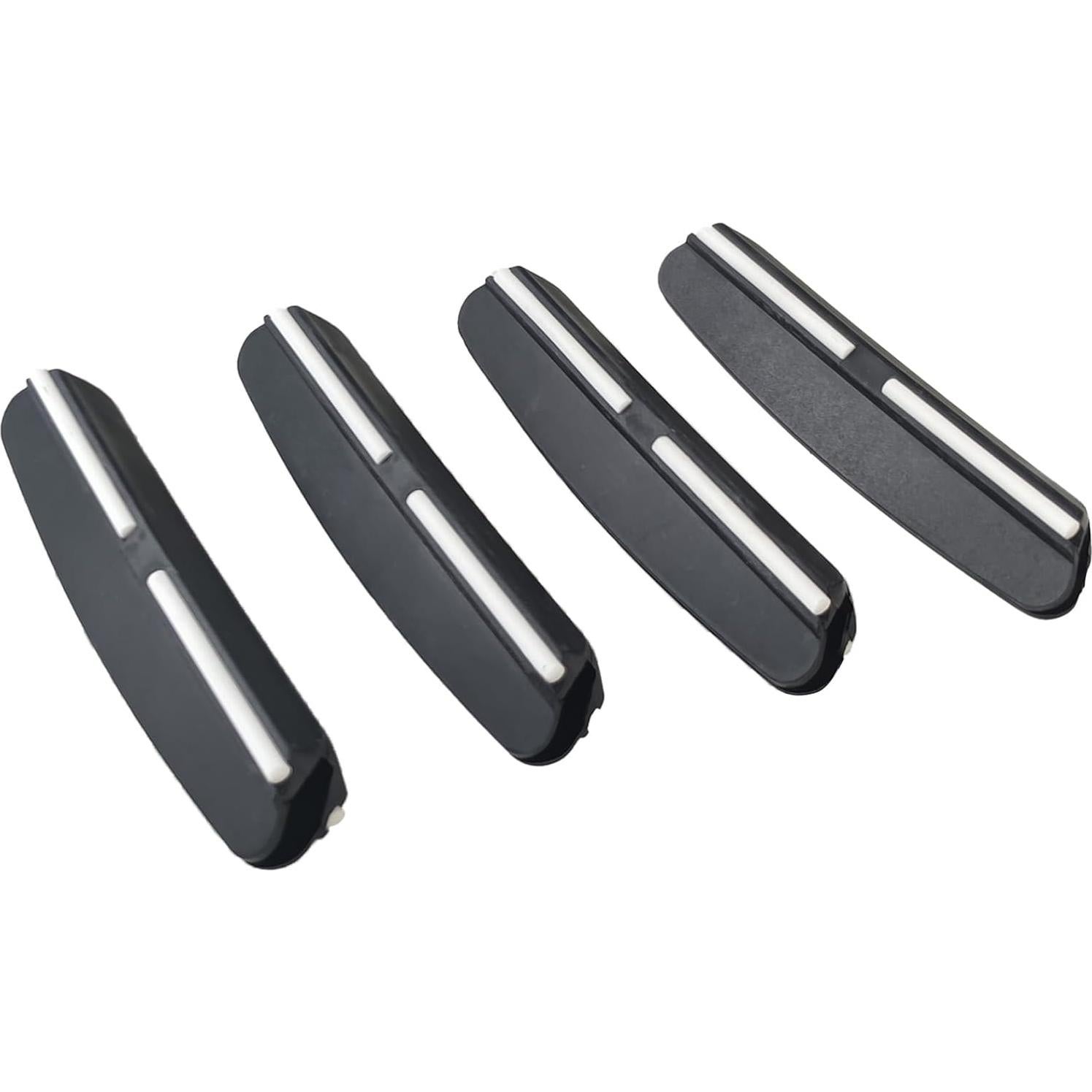 4 Guías de Afilado de Cuchillos Ceilyweli 15 Grados Negras