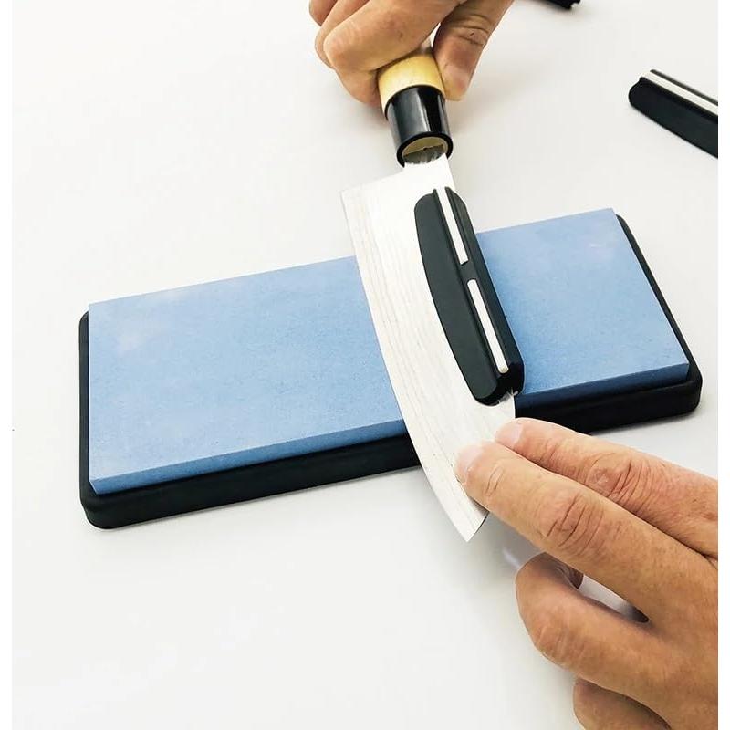 4 Guías de Afilado de Cuchillos Ceilyweli 15 Grados Negras