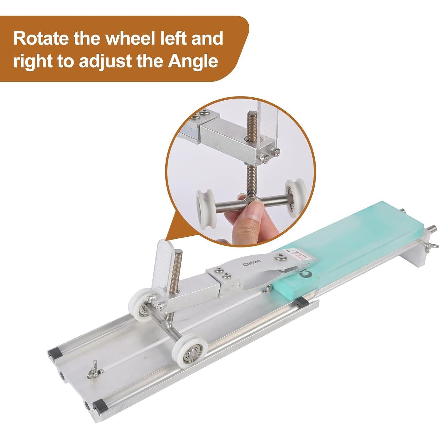 Afilador de Cuchillos Cnrioen con Piedra de Afilar y Soporte