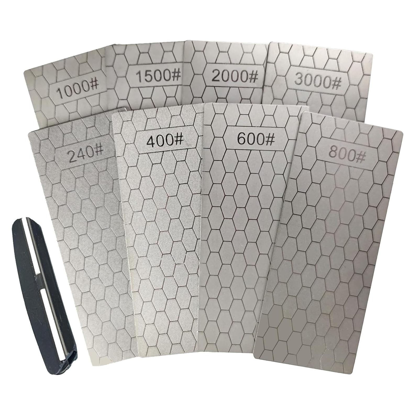 Juego de Piedras de Afilar de Diamante Lunmgleng 8 Piezas