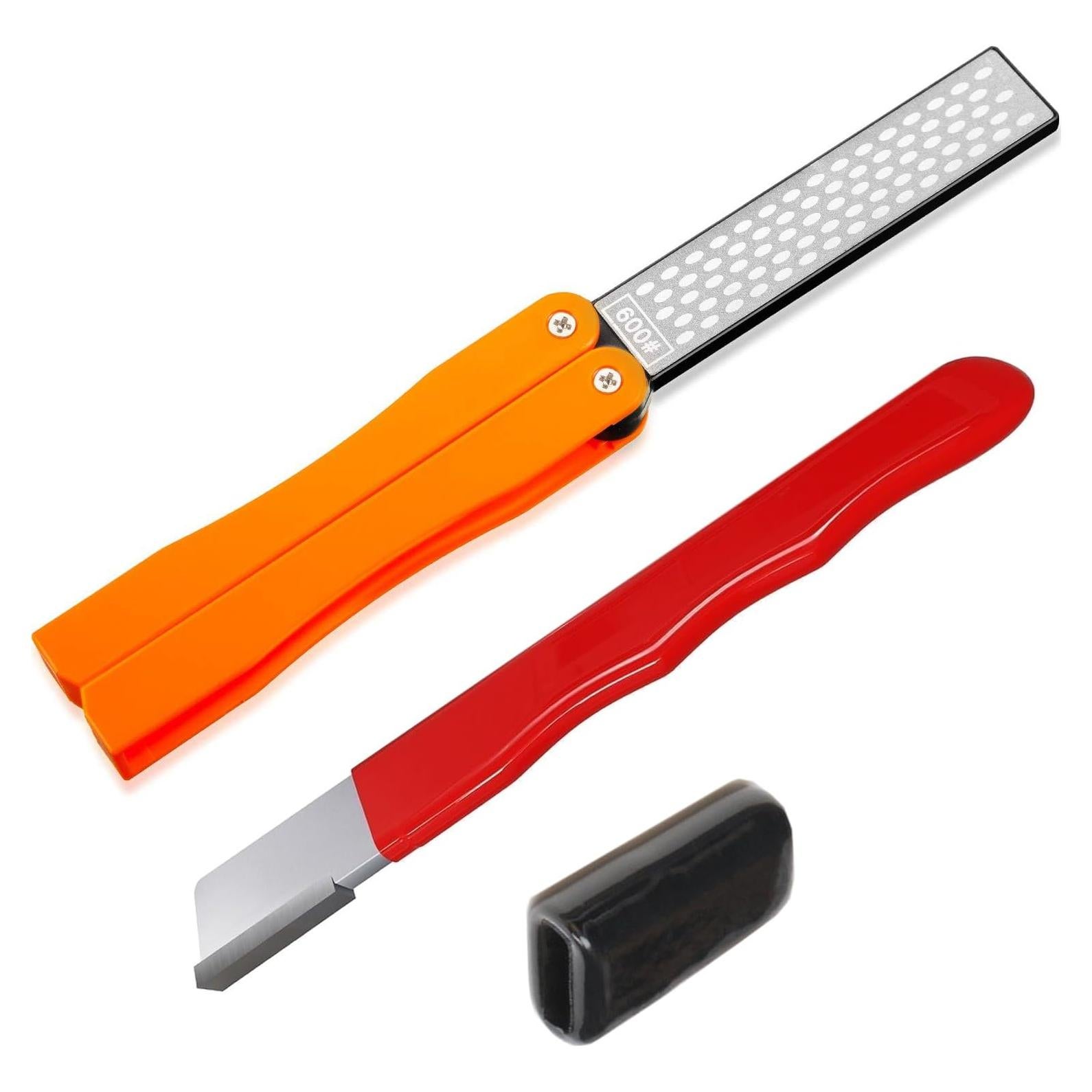 Afilador de Herramientas de Jardín Wonglea Doble Cara 400/600 Grano