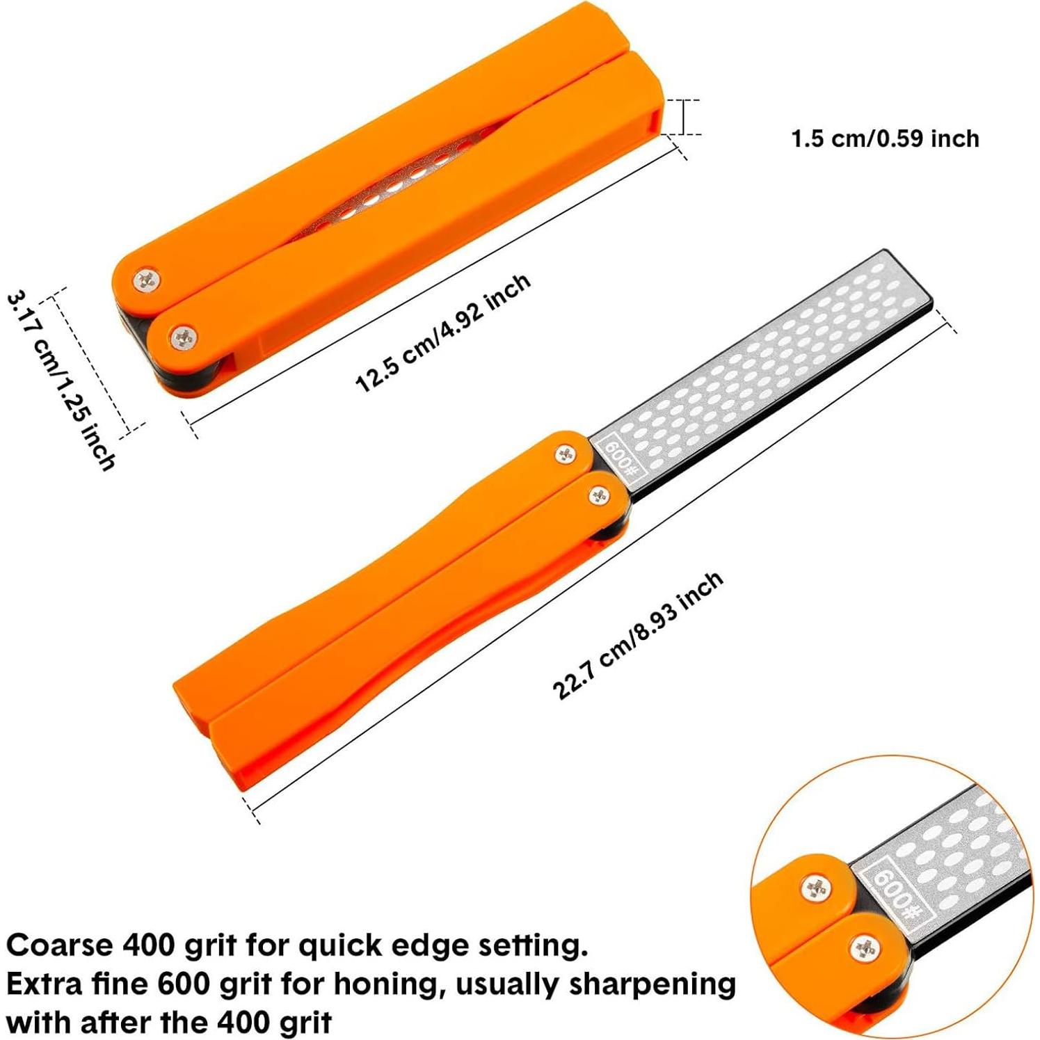 Afilador de Herramientas de Jardín Wonglea Doble Cara 400/600 Grano