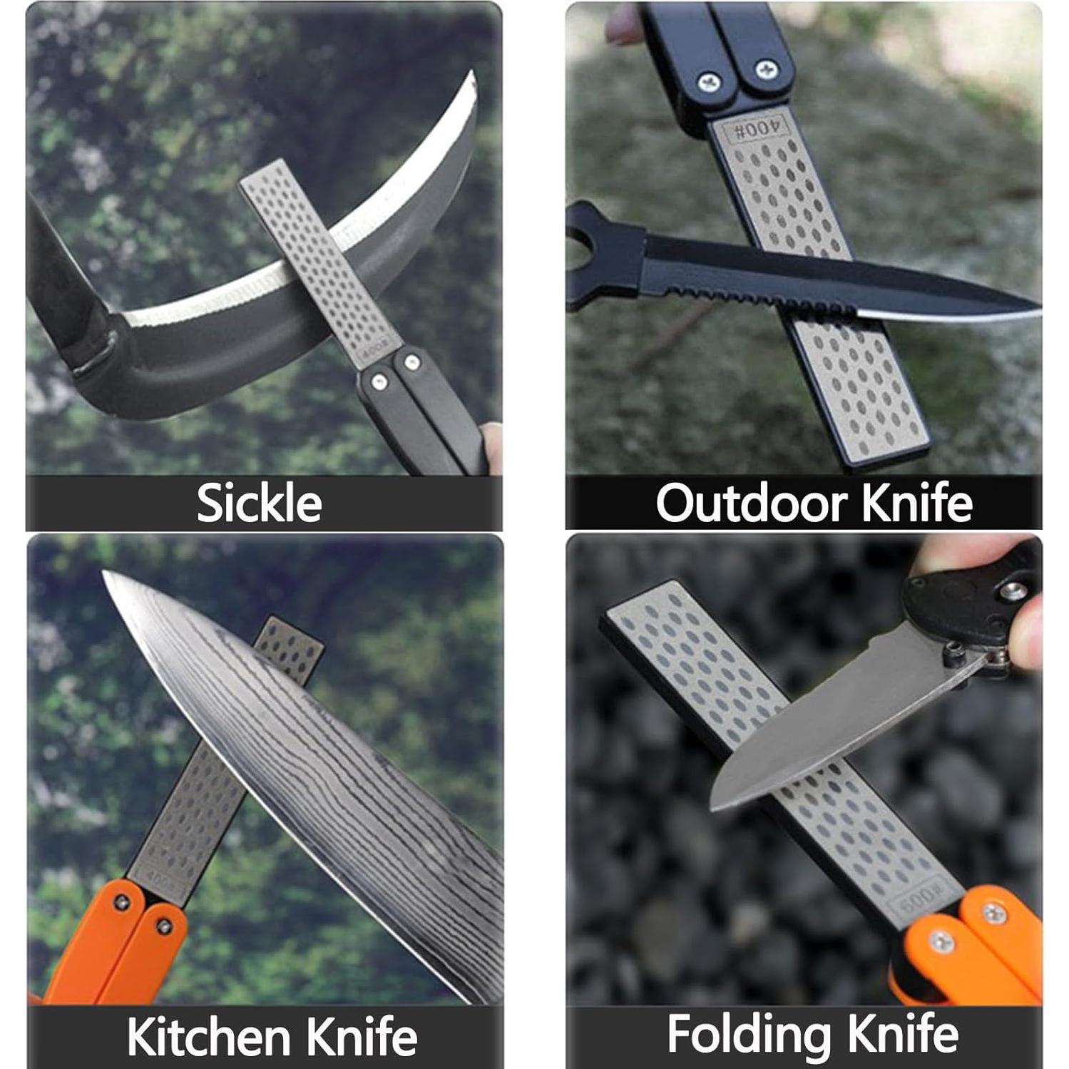 Afilador de Herramientas de Jardín Wonglea Doble Cara 400/600 Grano