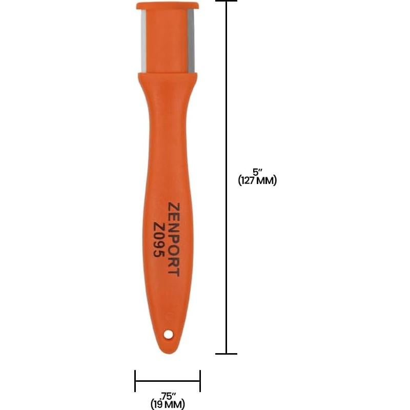 Afilador de Carburo de Tungsteno Zenport Z095 Naranja 31.7g