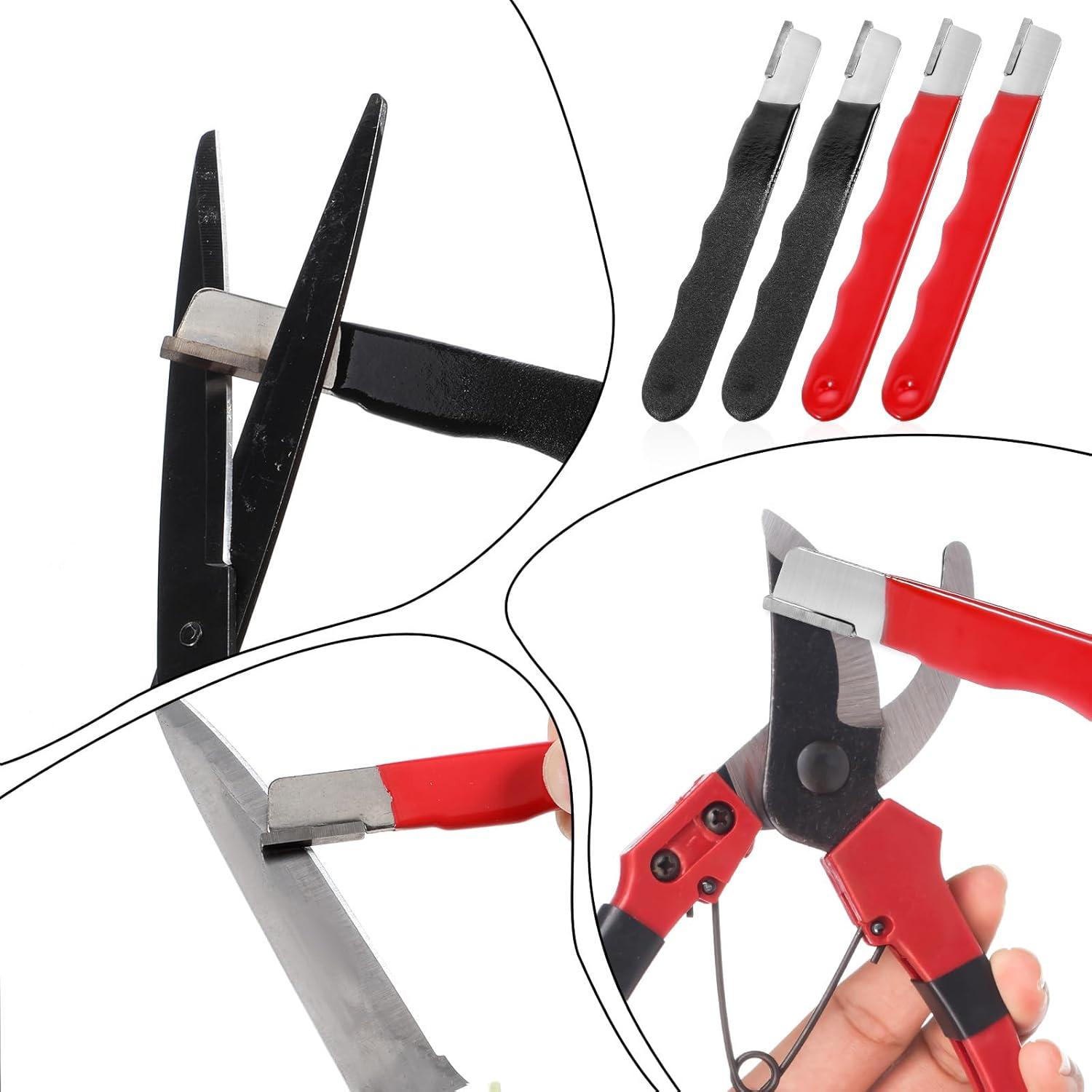 Paquete de 4 Afiladores de Cuchillos Hpmjz Portátiles 12 cm