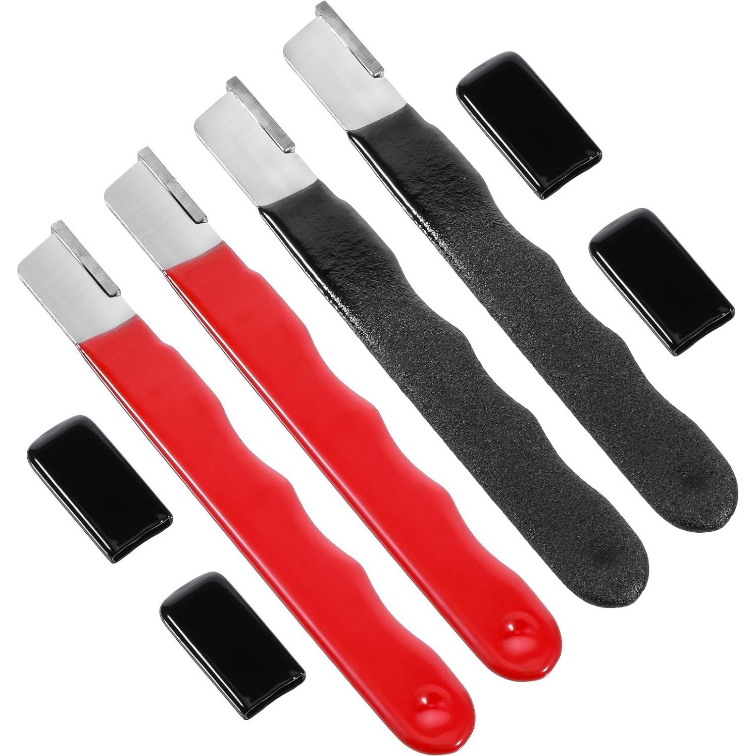 Paquete de 4 Afiladores de Cuchillos Hpmjz Portátiles 12 cm