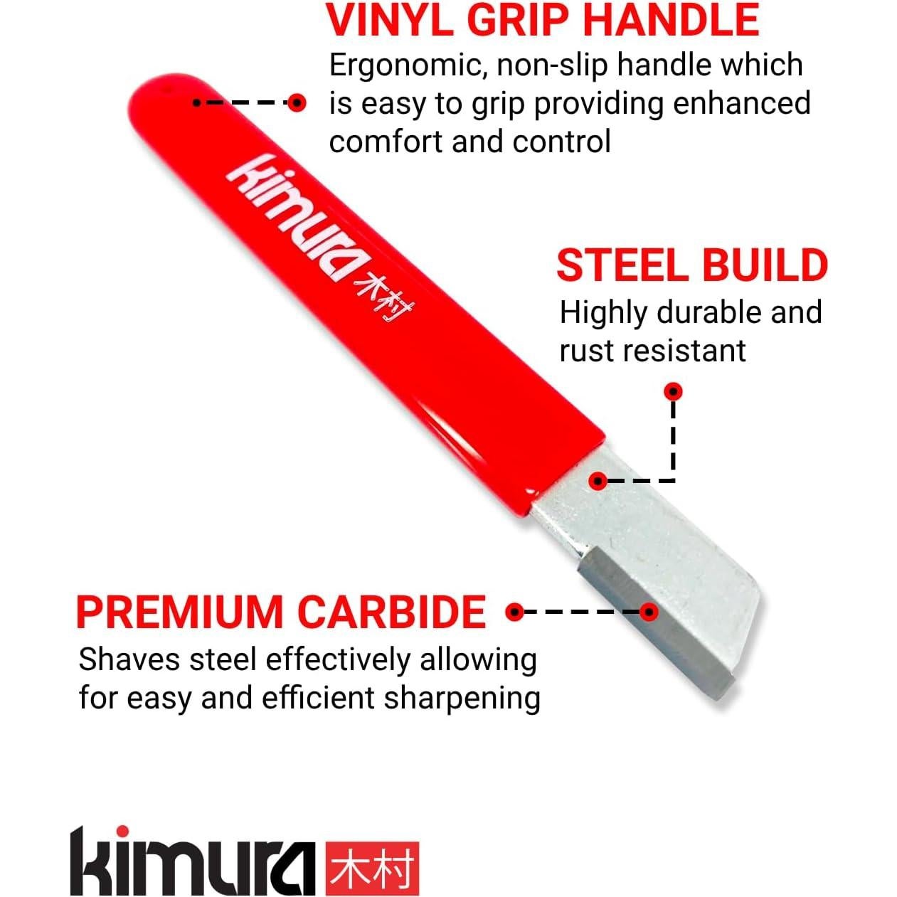 Afilador de Herramientas de Jardín Kimura Pro 12.7 cm Carburo