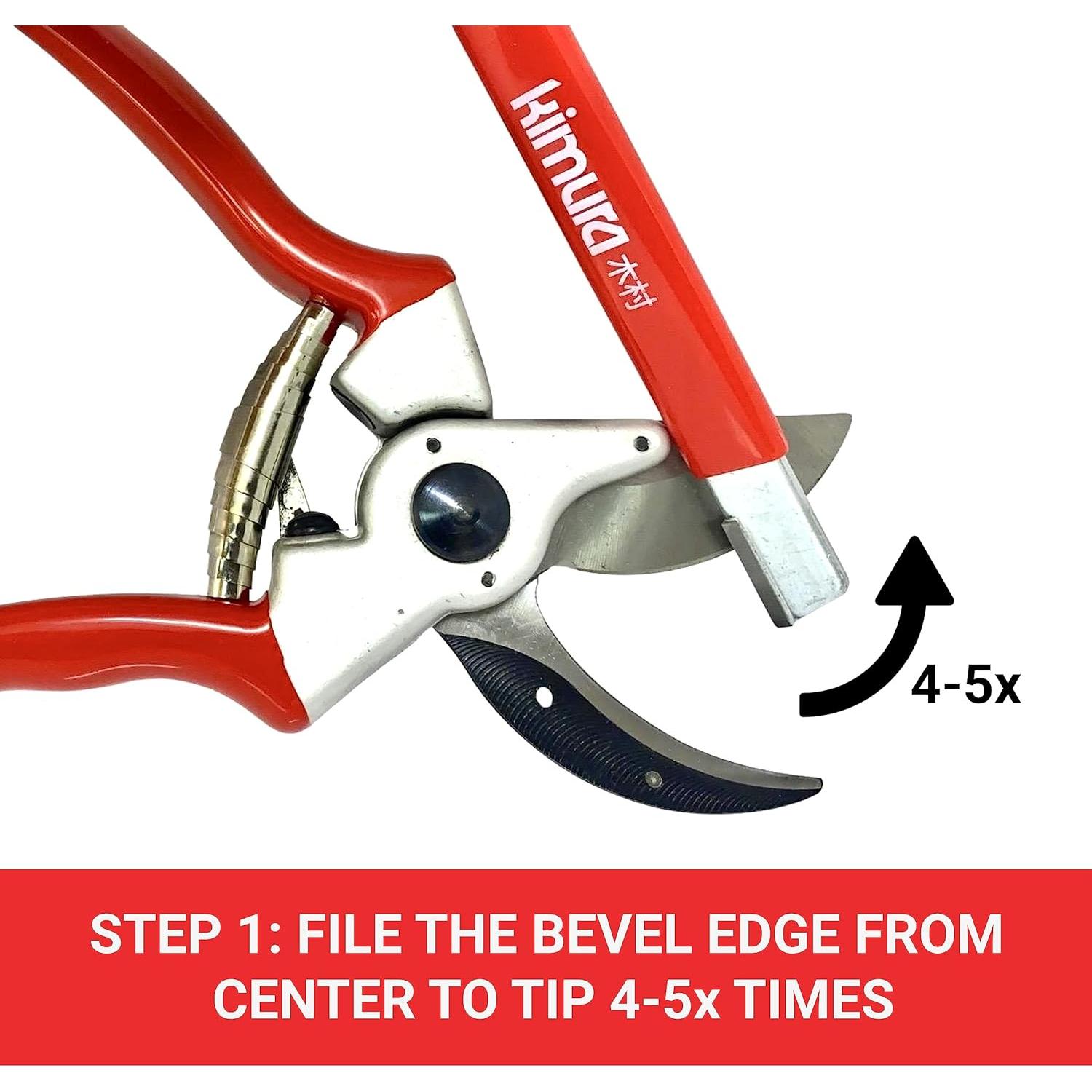 Afilador de Herramientas de Jardín Kimura Pro 12.7 cm Carburo