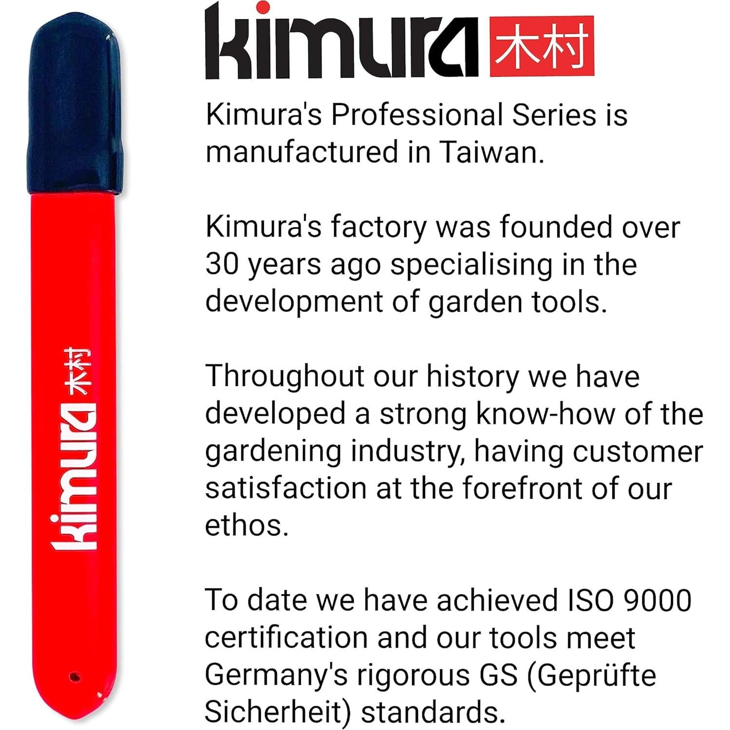 Afilador de Herramientas de Jardín Kimura Pro 12.7 cm Carburo