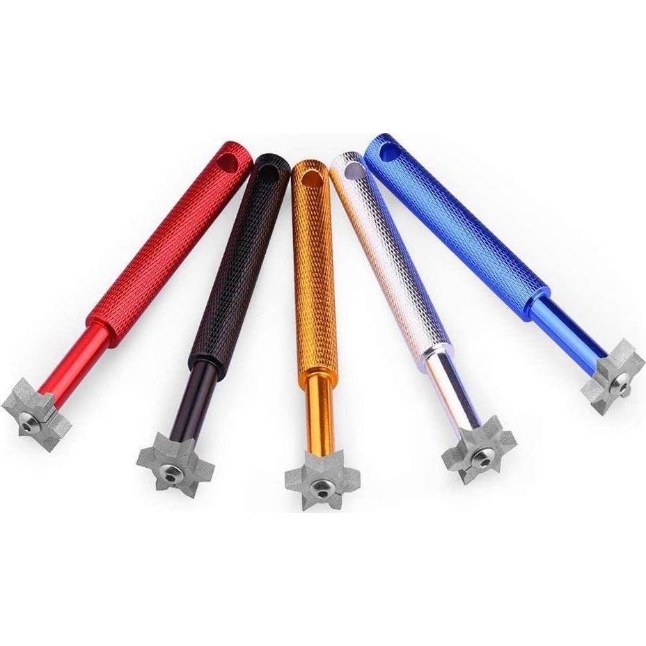 Afilador de Ranuras Onwon 6 Cabezas U y V para Golf