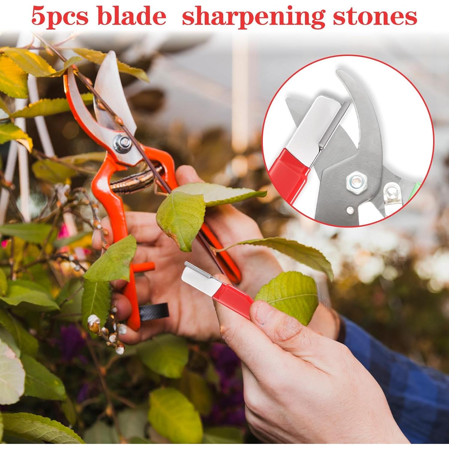 5 Afiladores de Herramientas de Jardín Lusofie - Compactos y Eficaces