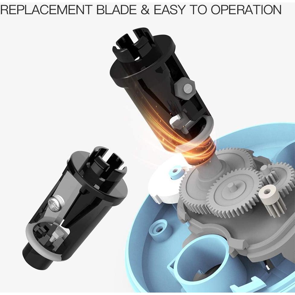Sacapuntas eléctrico Tihoo portátil azul para lápices 6-8mm