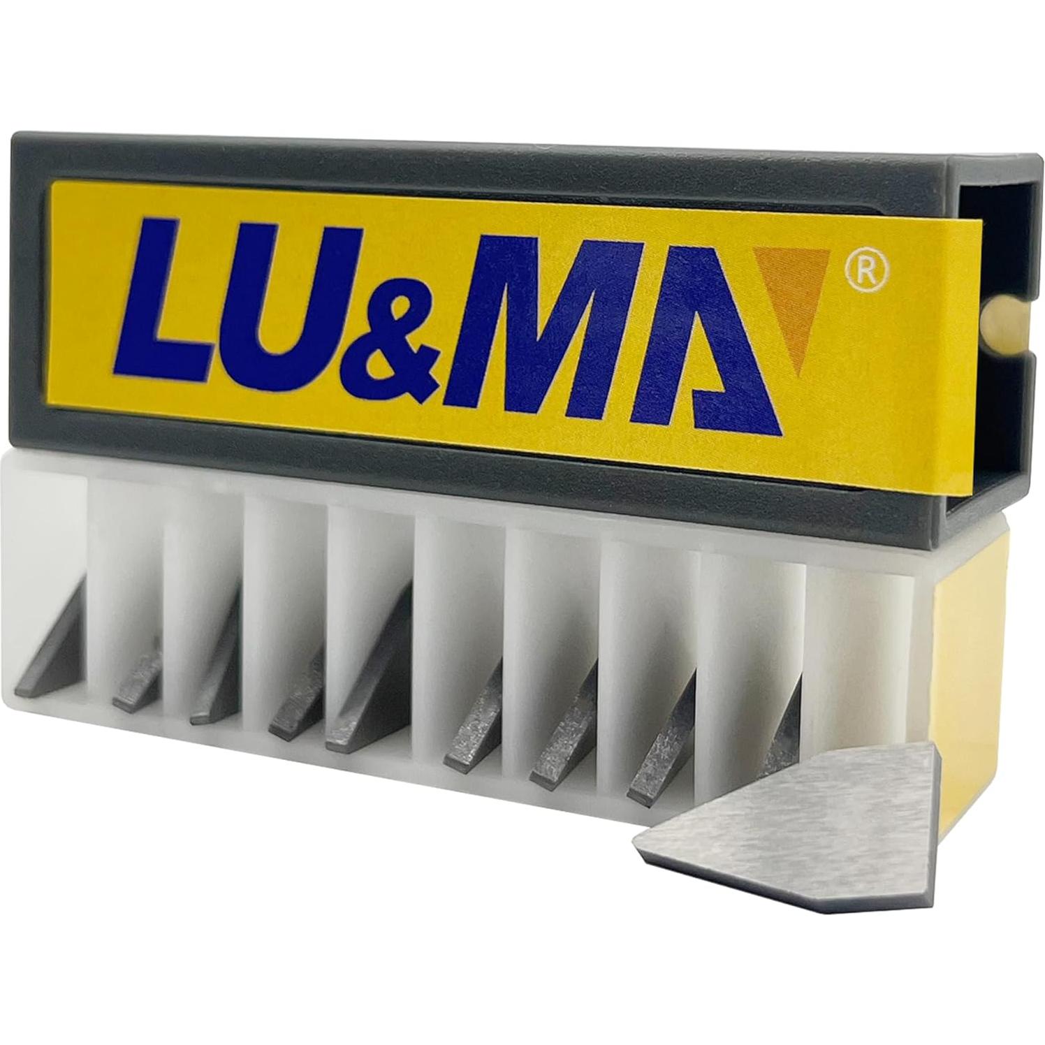 Cuchillas de Afilador LU&MN de Carburo - 10 Piezas Inversibles