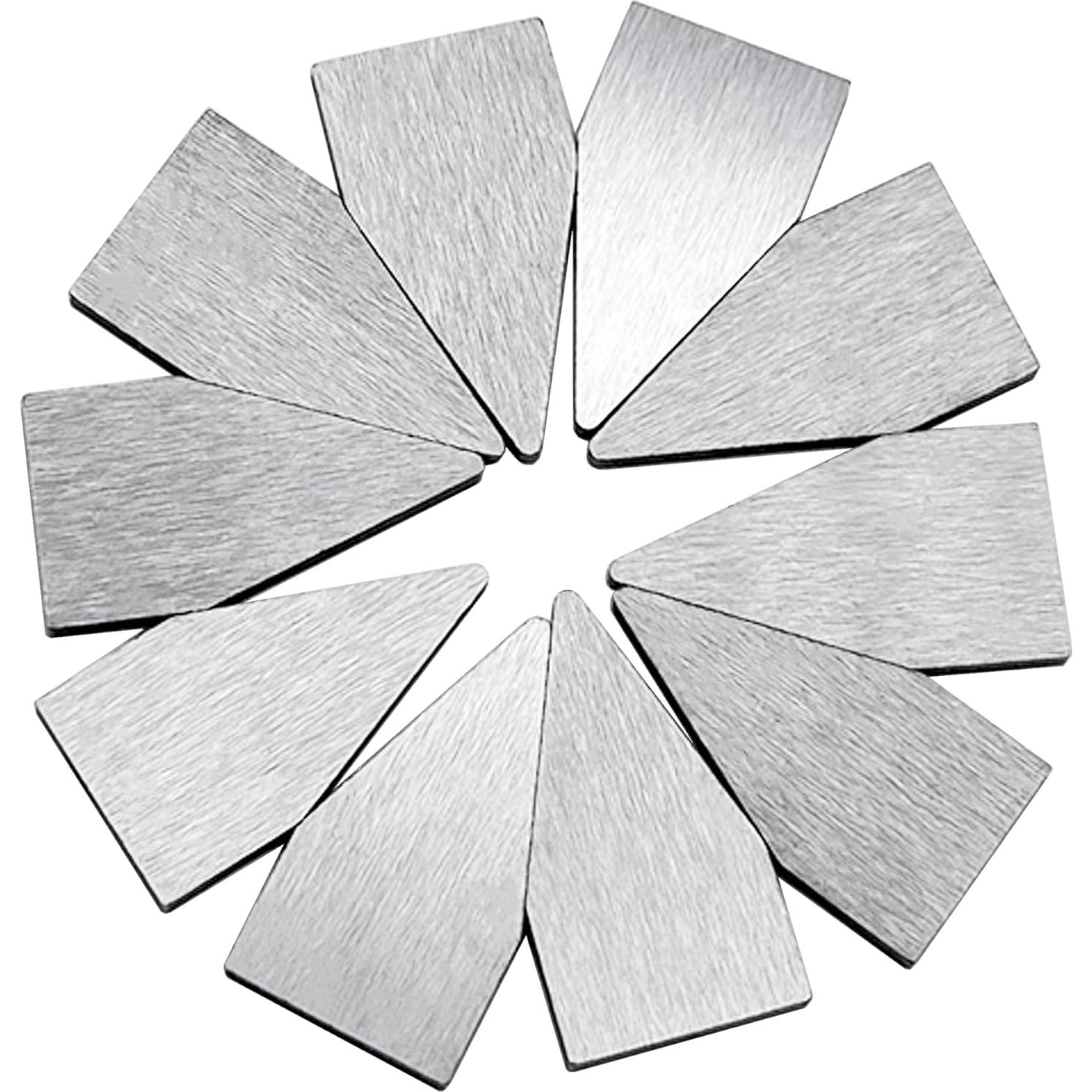 Cuchillas de Afilador LU&MN de Carburo - 10 Piezas Inversibles