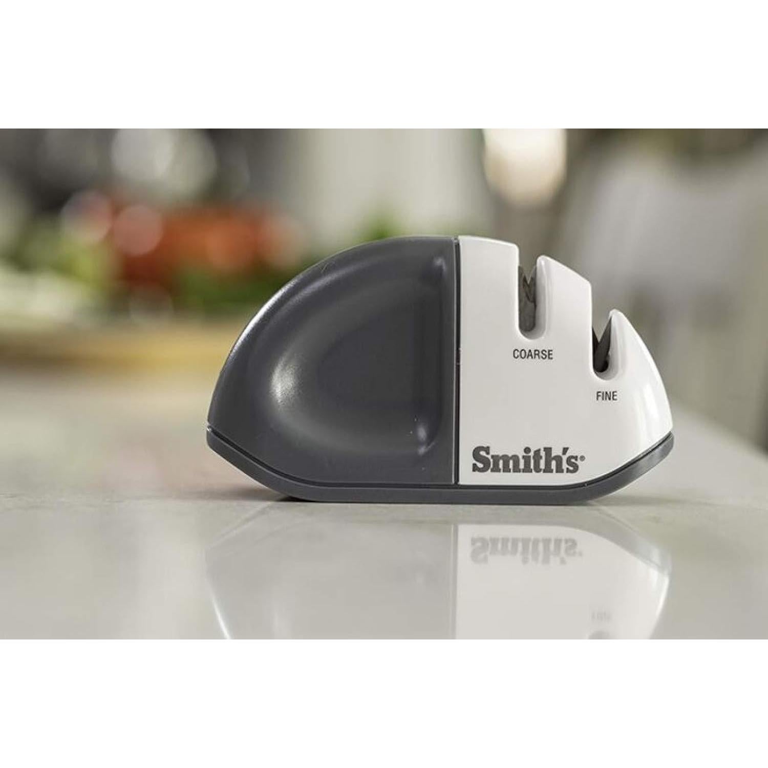 Afilador de Cuchillos Smith's Select 2 Etapas Blanco Compacto