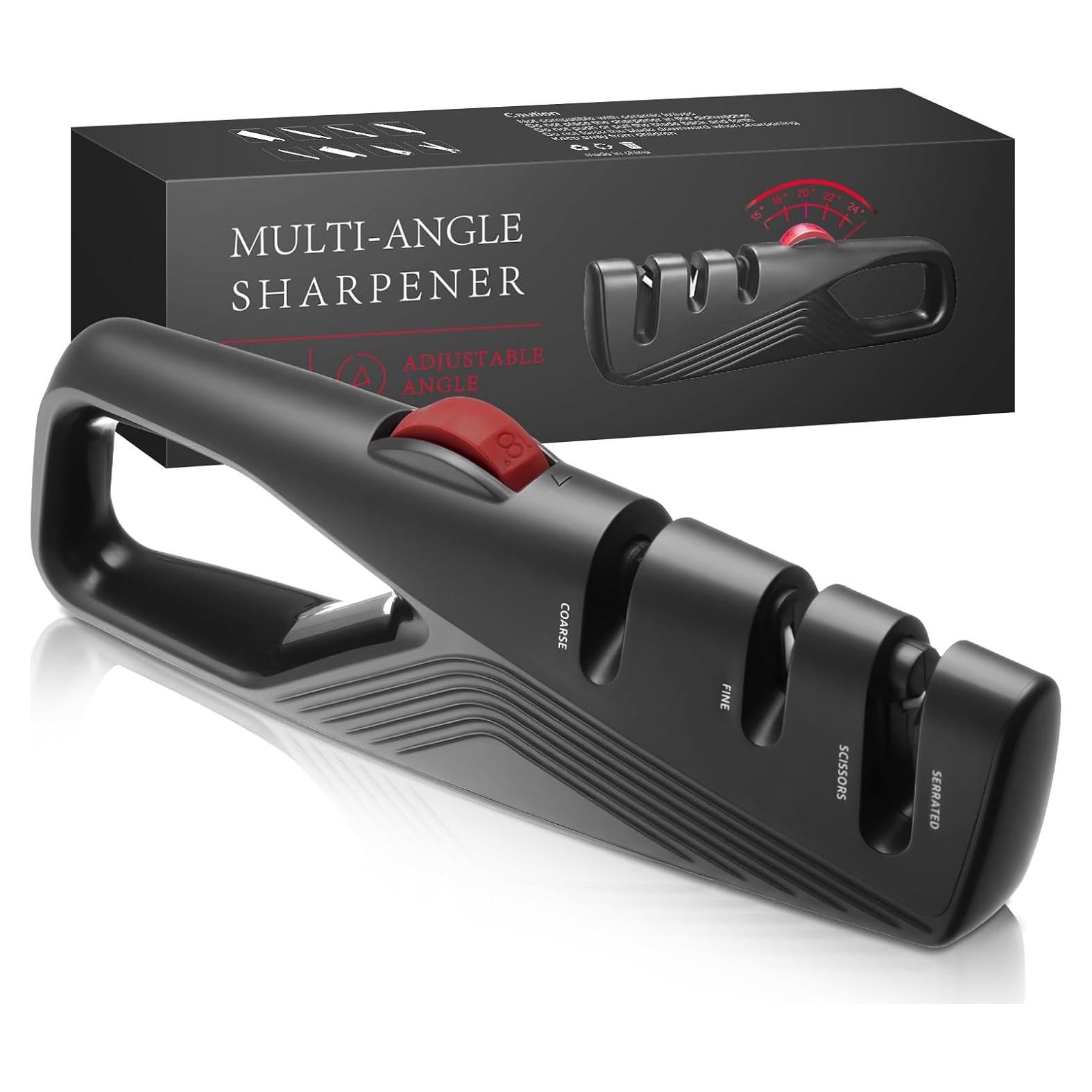 Afilador de Cuchillos Fooyoubei 3 Etapas Ajustable 317g