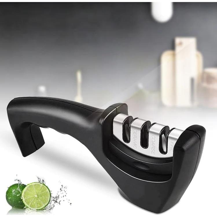 Afilador de cuchillos Seido 3 etapas - Diamante, tungsteno y cerámica