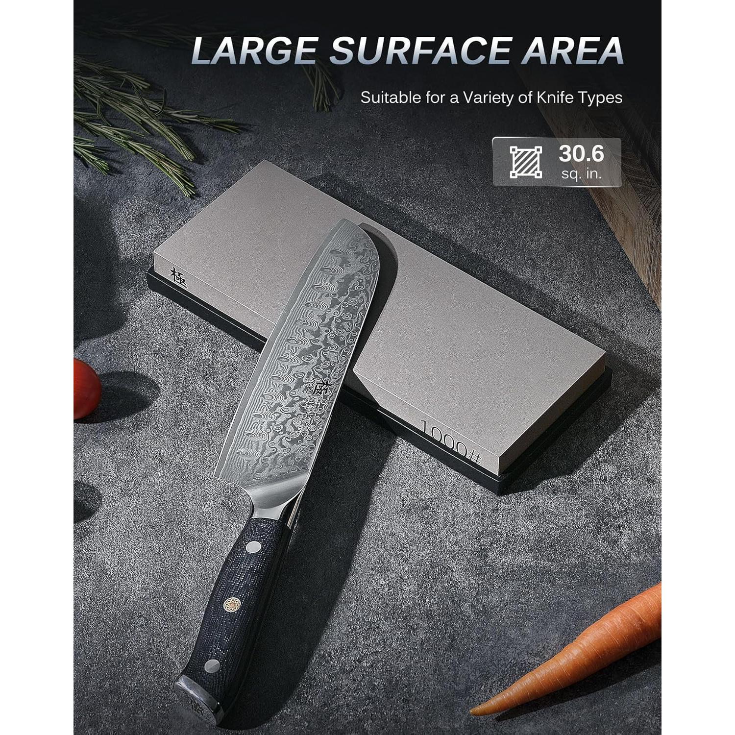 Kit de afilado KYOKU con piedras 1000 y 6000 granos