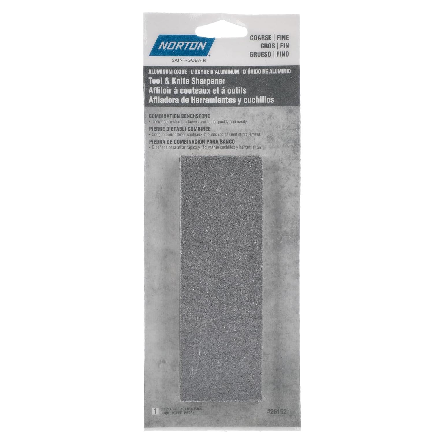 Piedra de Afilado Norton UPB6 18.8x8.4 cm Doble Cara