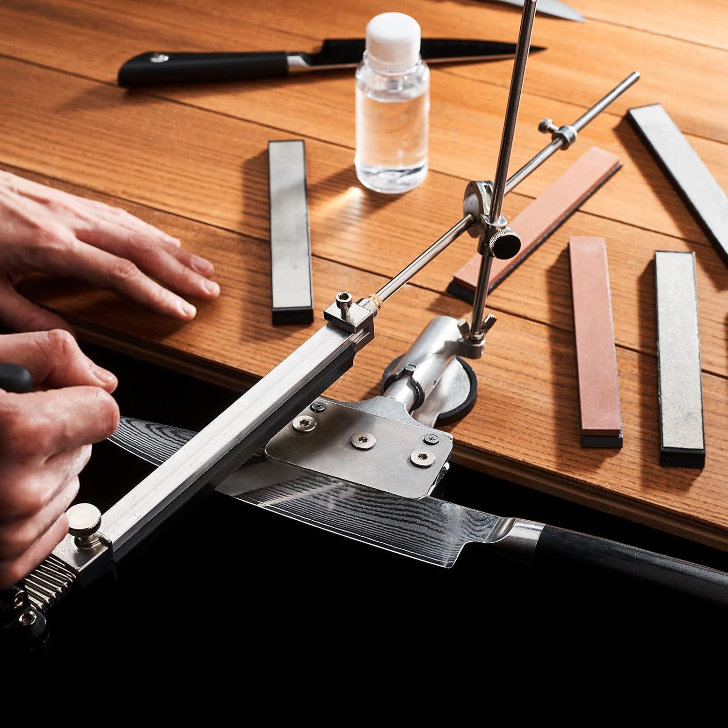 Piedra de Afilado Doble Cara 2000/4000 uxcell 180x60x29mm