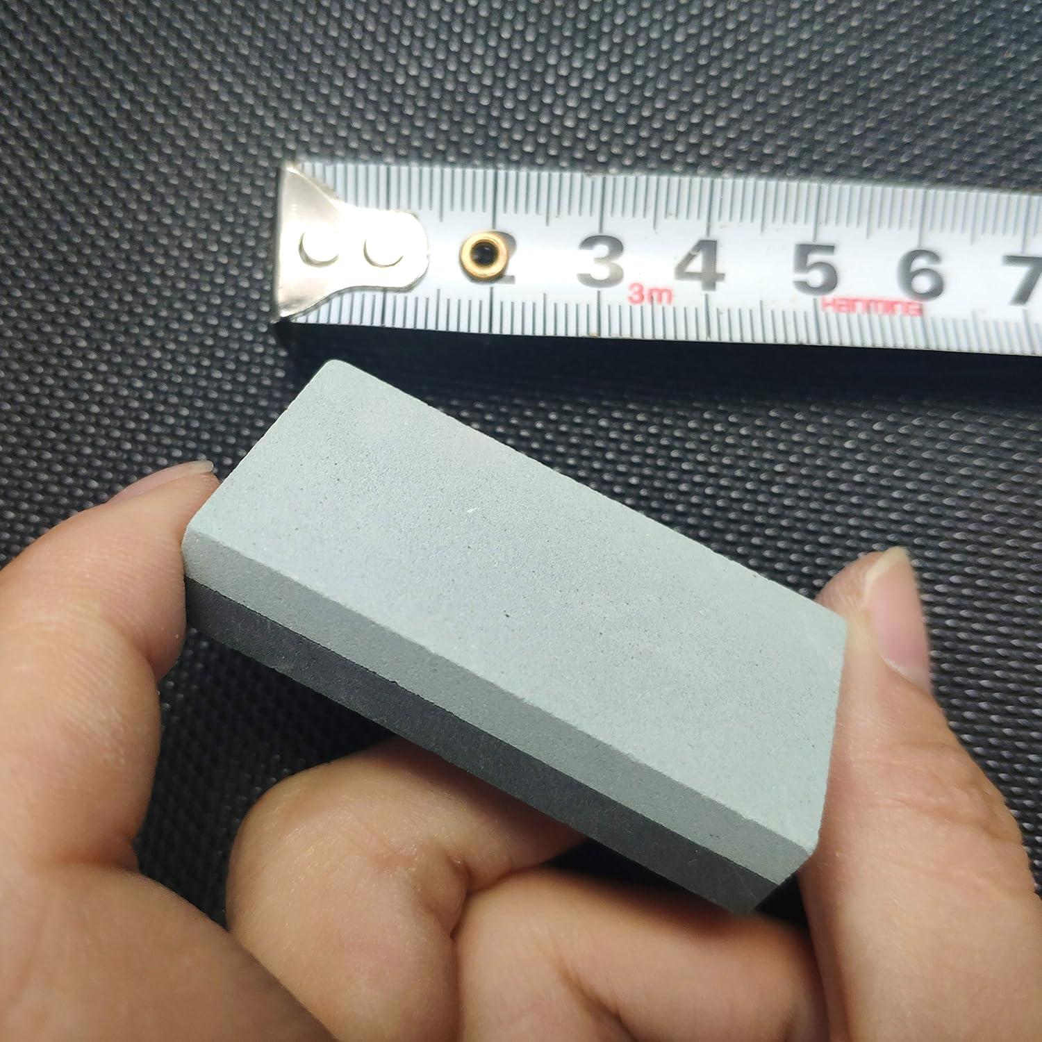 Piedra de Afilado Doble Cara 400# 800# CBRIGHT Mini 5x2.5cm