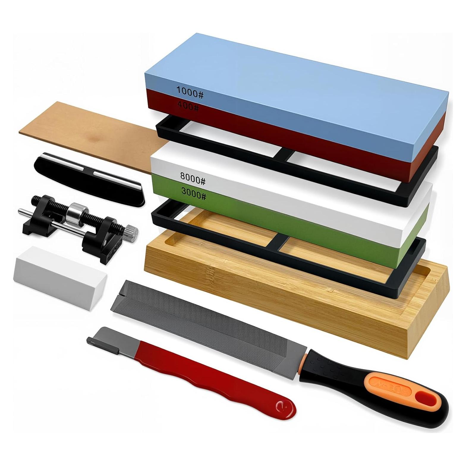 Kit de Afilado de Cuchillos JARDÍN DE CARACOL 10 Piezas