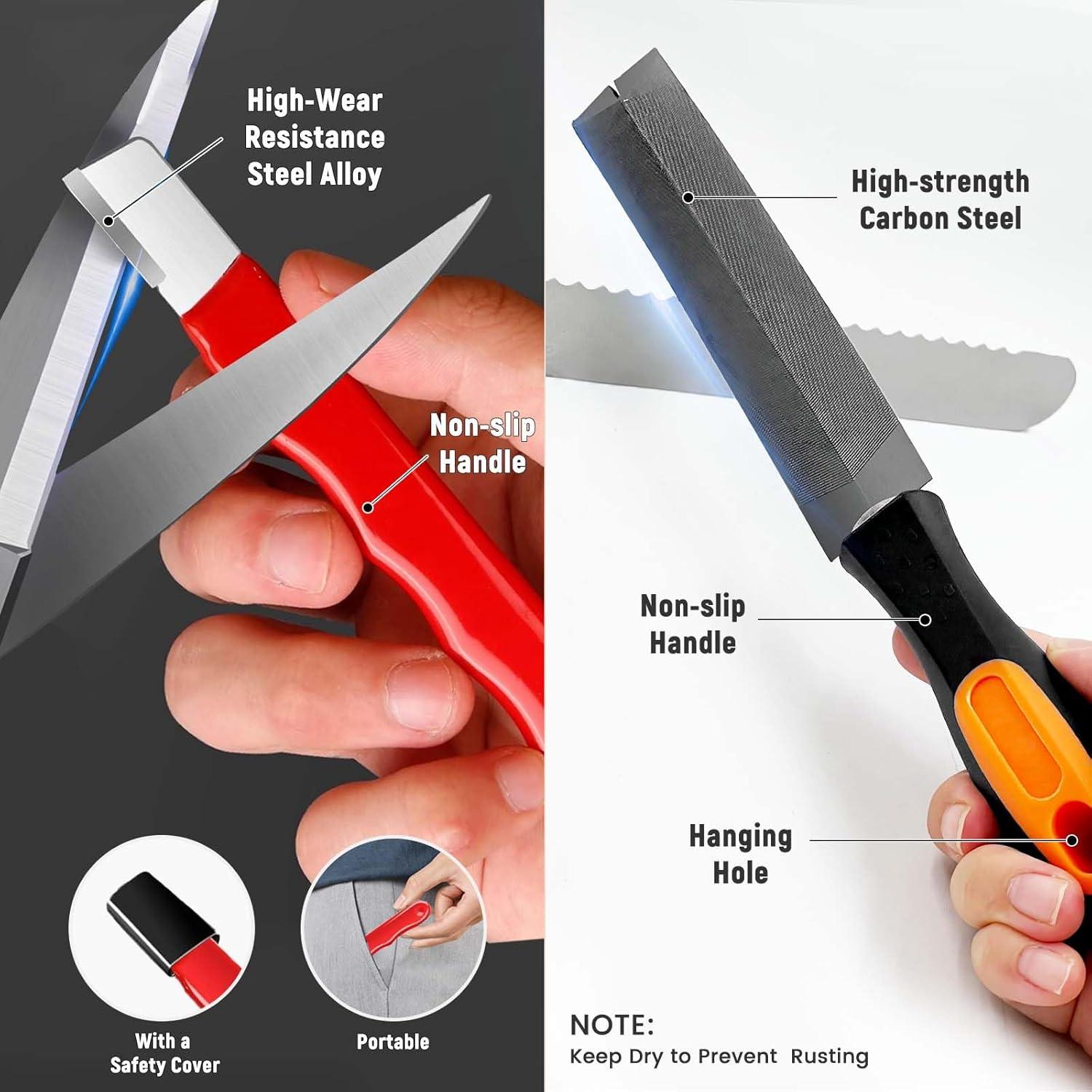 Kit de Afilado de Cuchillos JARDÍN DE CARACOL 10 Piezas