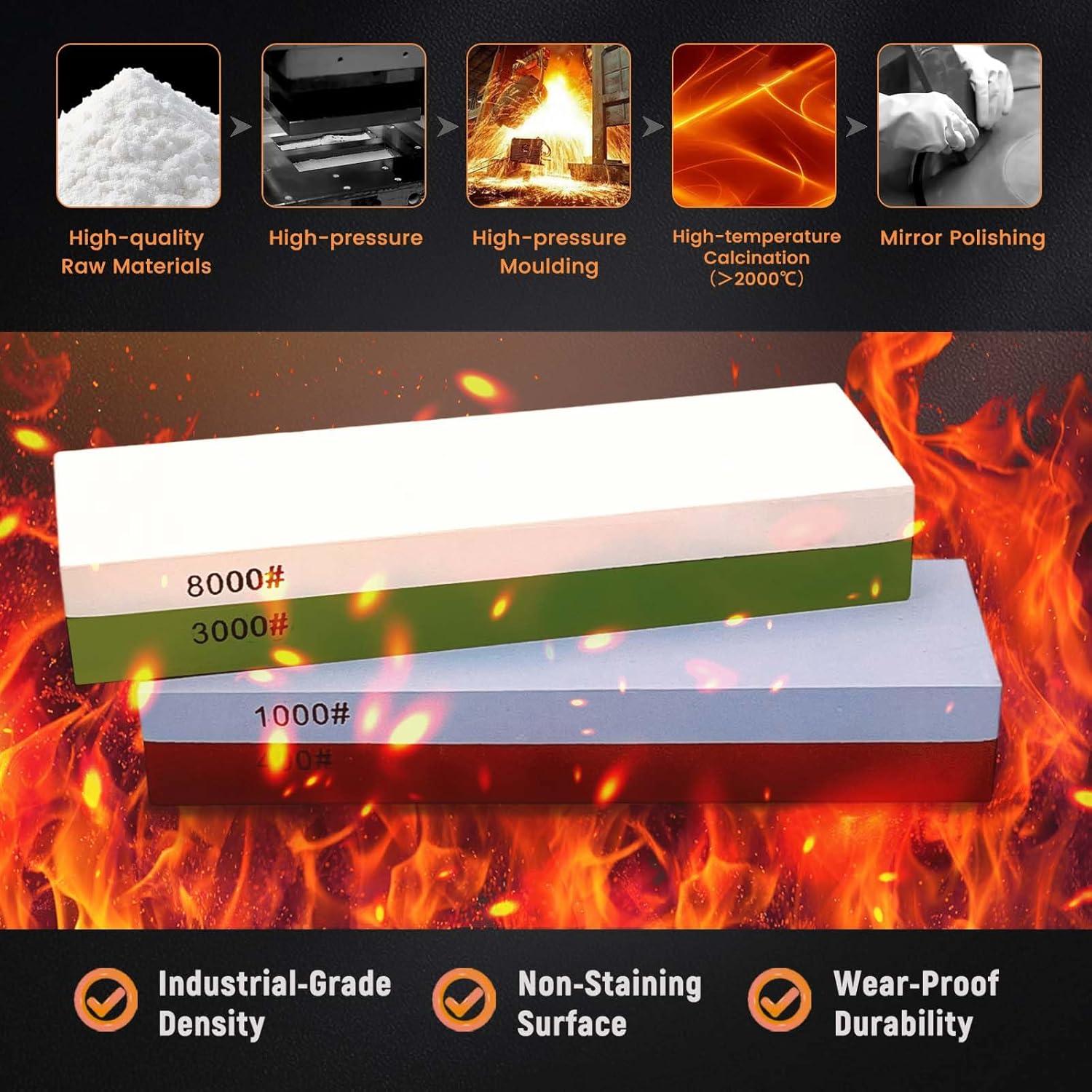 Kit de Afilado de Cuchillos JARDÍN DE CARACOL 10 Piezas