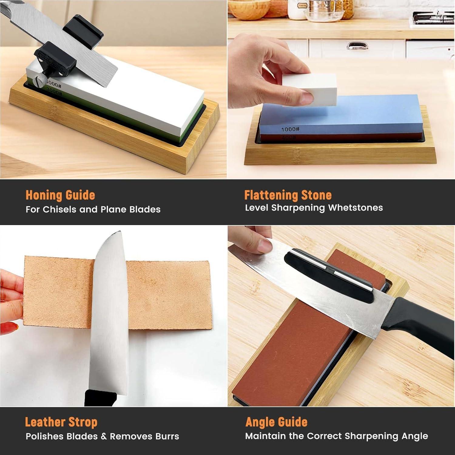 Kit de Afilado de Cuchillos JARDÍN DE CARACOL 10 Piezas