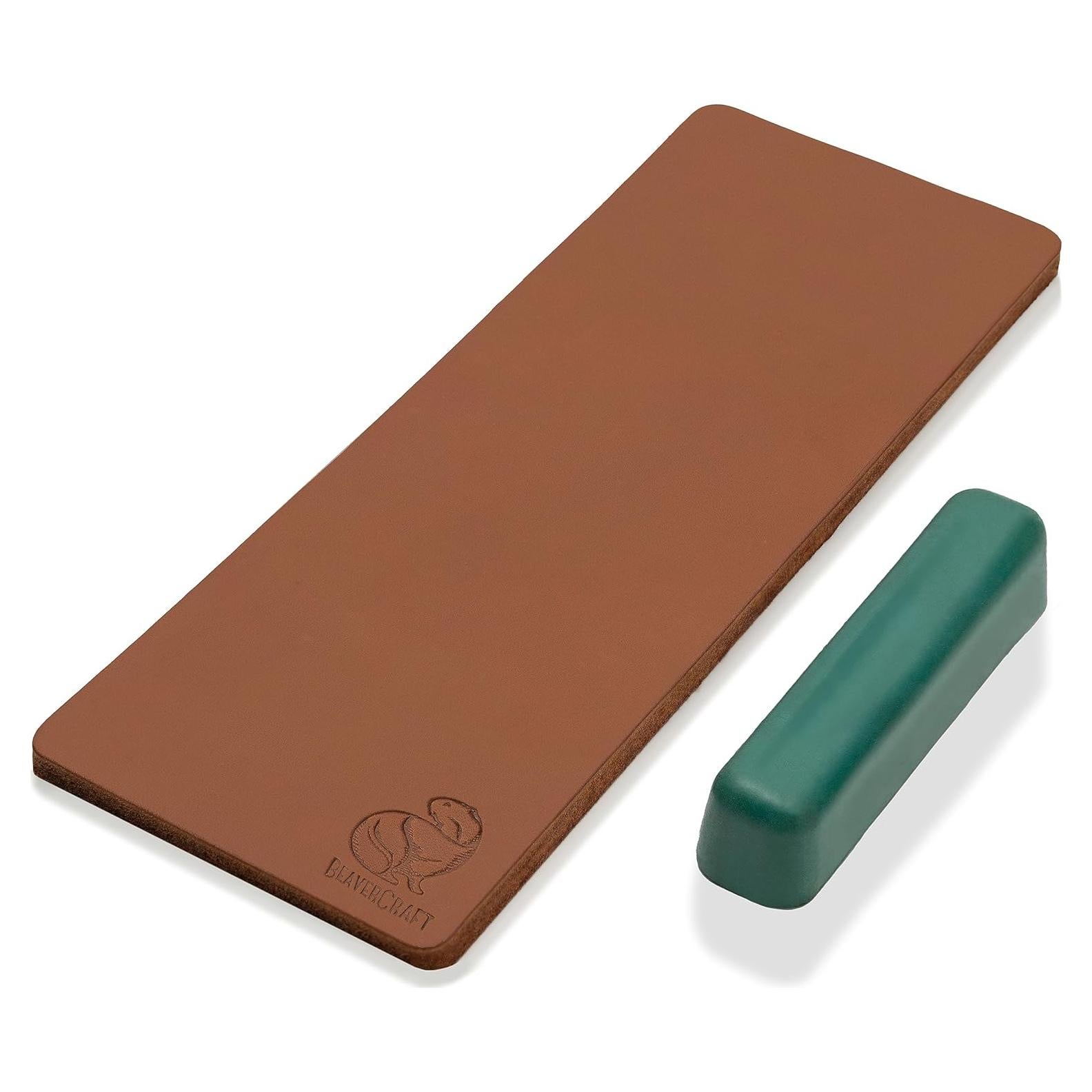 Correa de Cuero BeaverCraft LS2P1 para Afilado de Cuchillos 20x4 cm