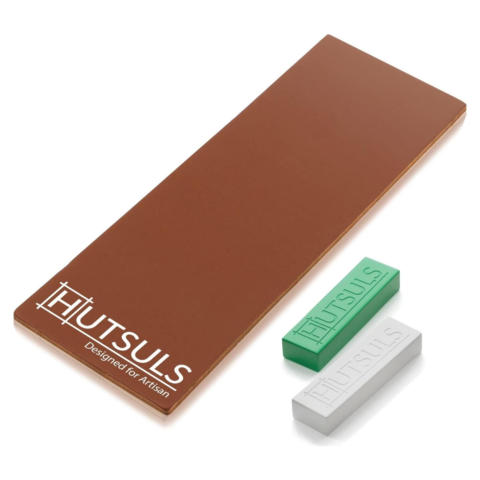 Cuchillo Afilador de Piel Hutsuls 20.32x7.62cm con Compuesto