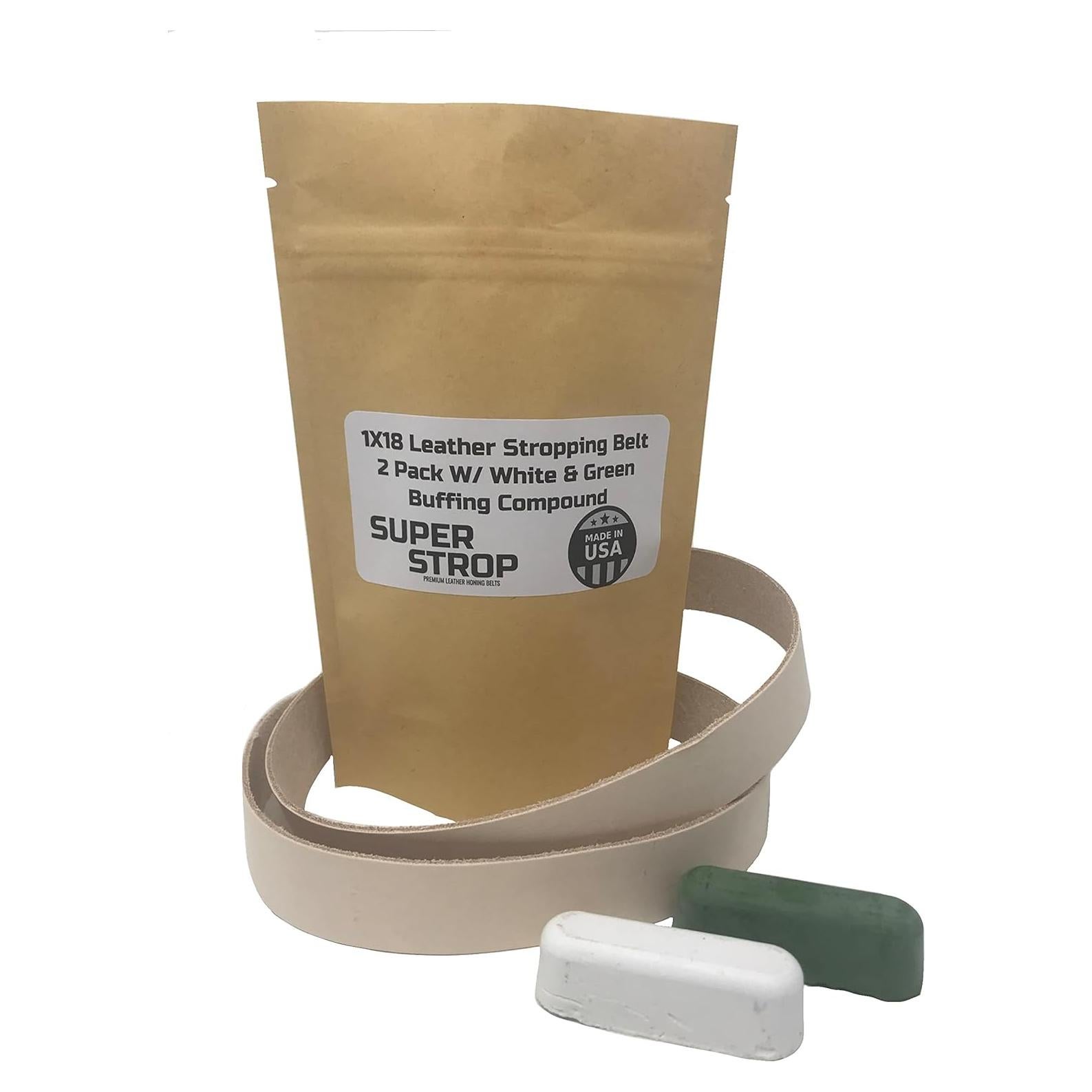 Cinta de Afilado de Cuero Super Strop 2x45.72 cm para Ken Onion