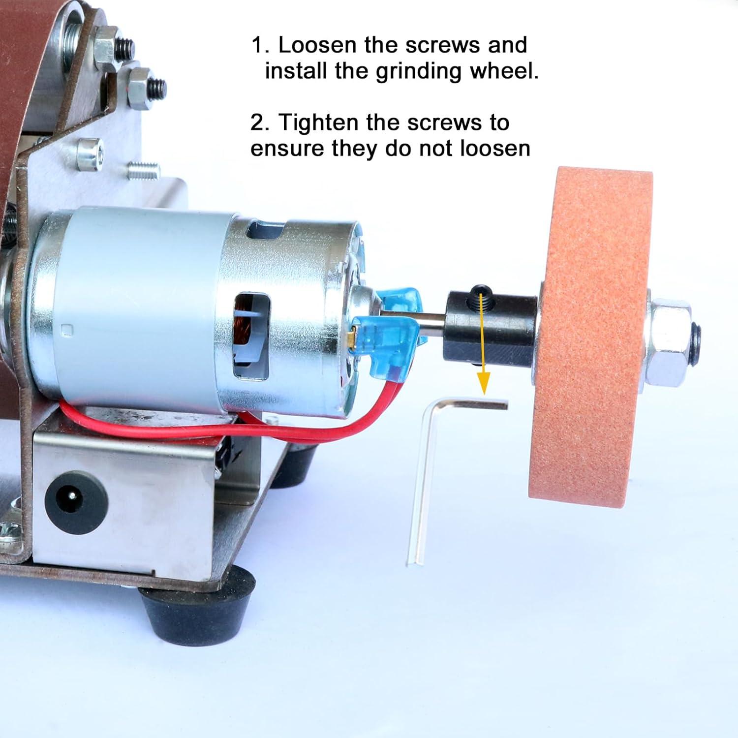 Pulidora de Cinta Eléctrica Hiqalty Mini 33x3 cm 20 Piezas