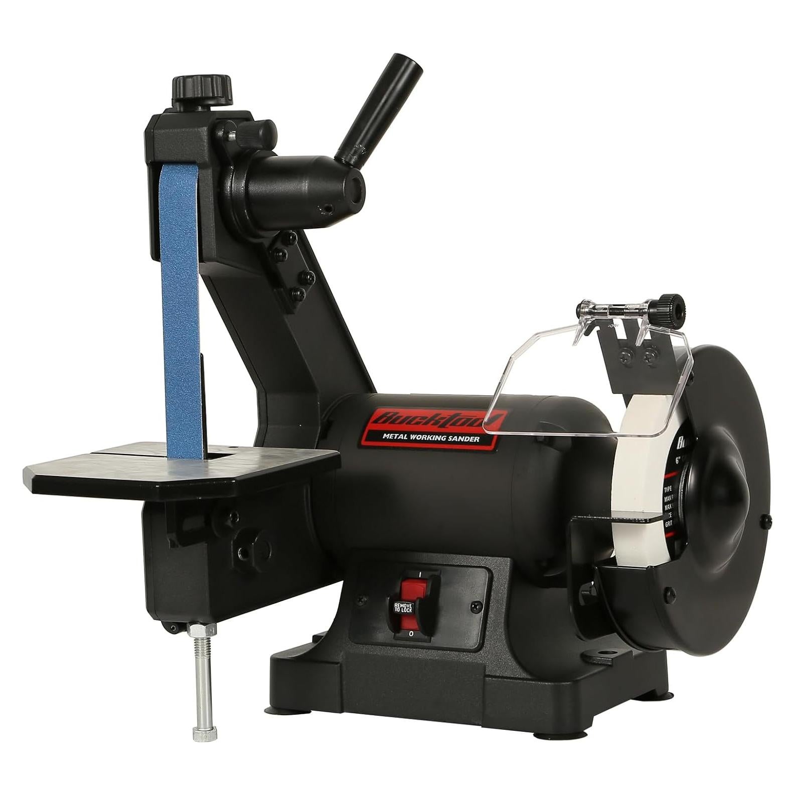 Lijadora de Banda de Banco Bucktool 1x30" 370W 1790 RPM