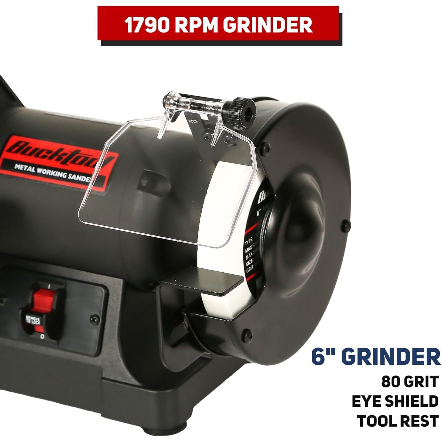 Lijadora de Banda de Banco Bucktool 1x30" 370W 1790 RPM