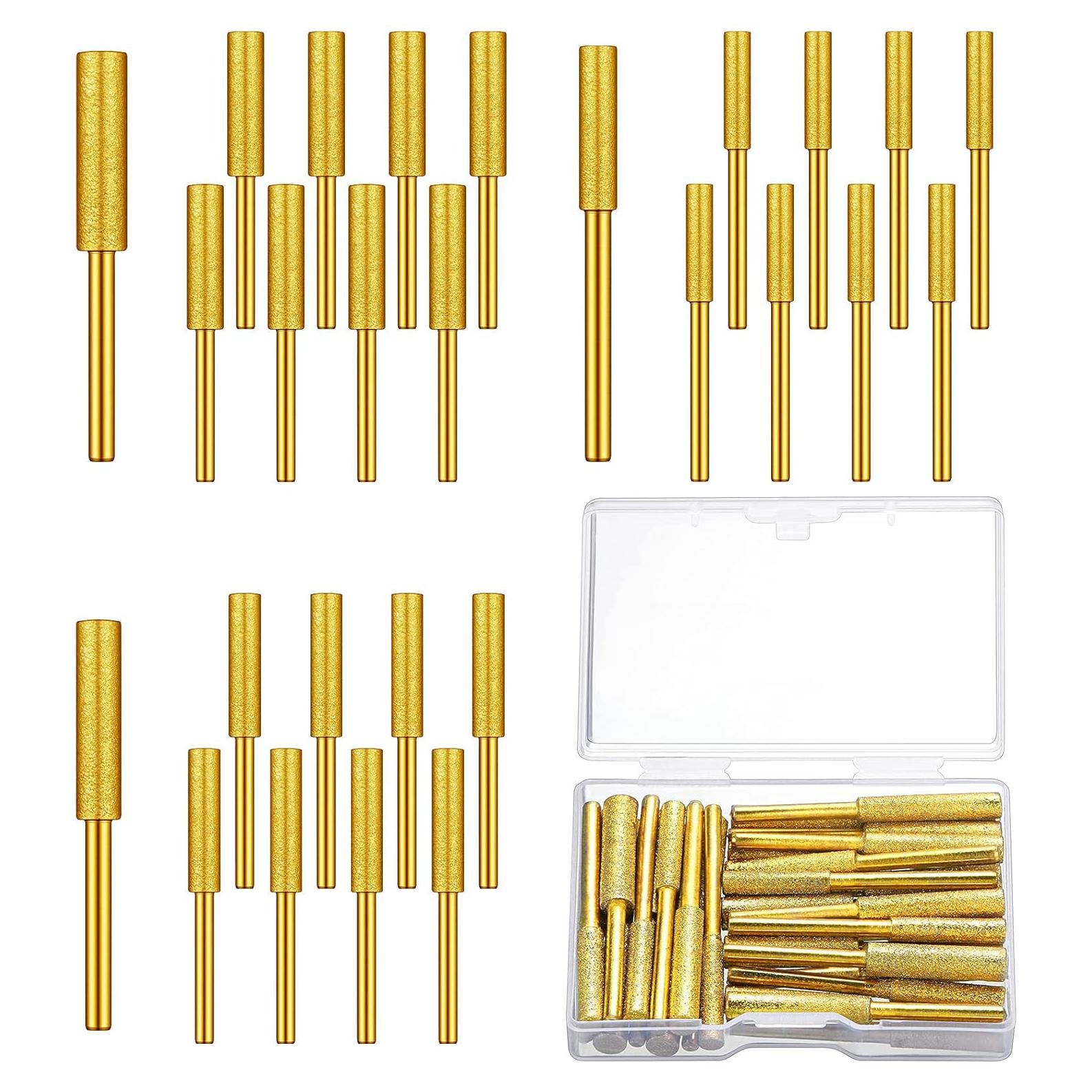 30 Piezas Muelas de Afilado Diamante Chumia para Sierra Eléctrica