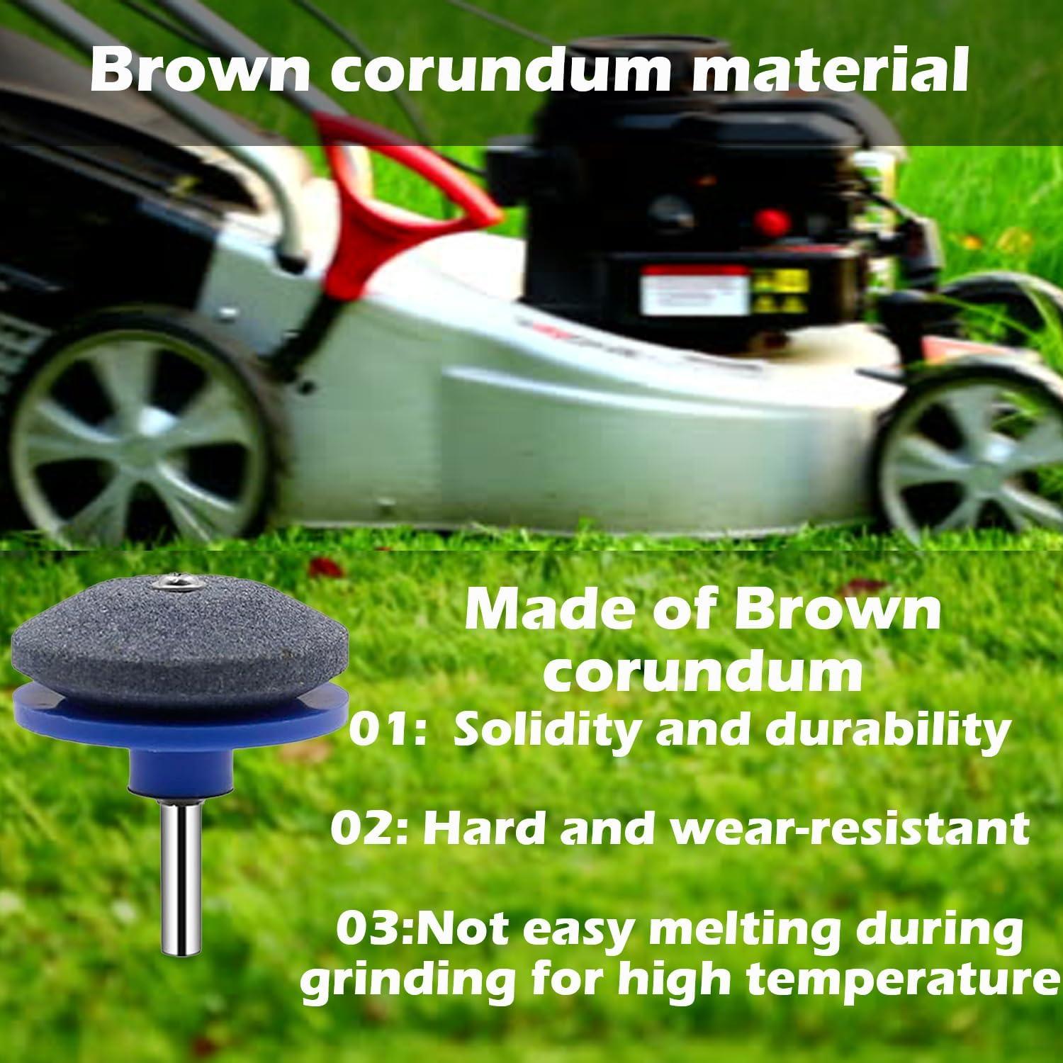 Afilador de Cuchillas de Cortacésped JAYSHYNE - Kit 3 Pcs