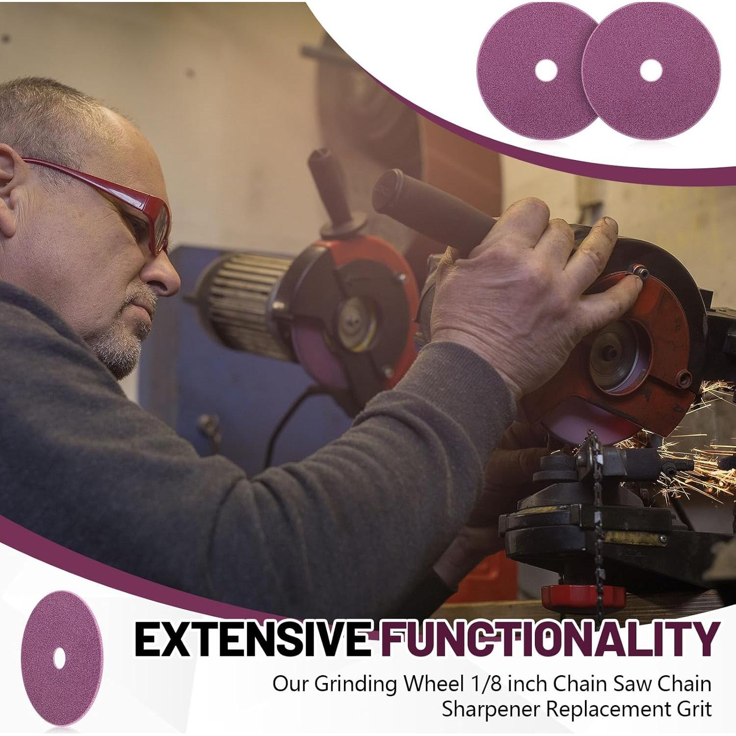 Ruedas de Afilar Duraaamo 4 Pcs 1/8" Cerámica Rosa