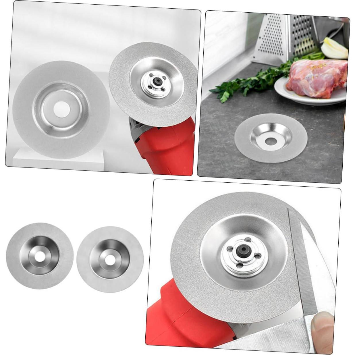 Ruedas de Afilado de Diamante CHILDWEET 2pcs Grano 400 y 600