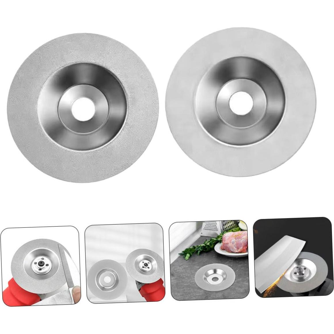 Ruedas de Afilado de Diamante CHILDWEET 2pcs Grano 400 y 600