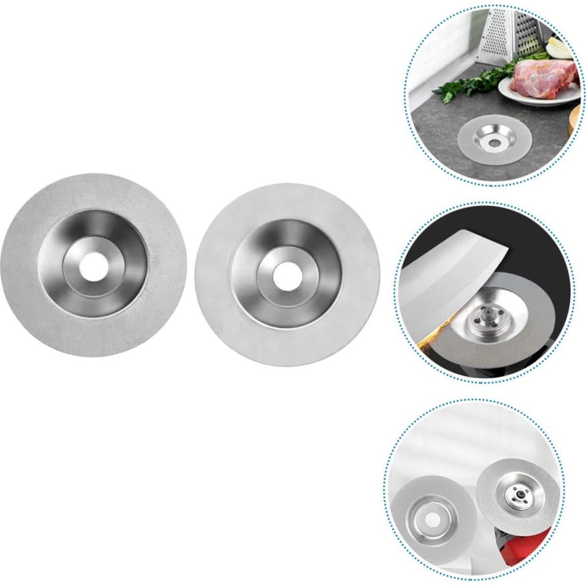 Ruedas de Afilado de Diamante CHILDWEET 2pcs Grano 400 y 600