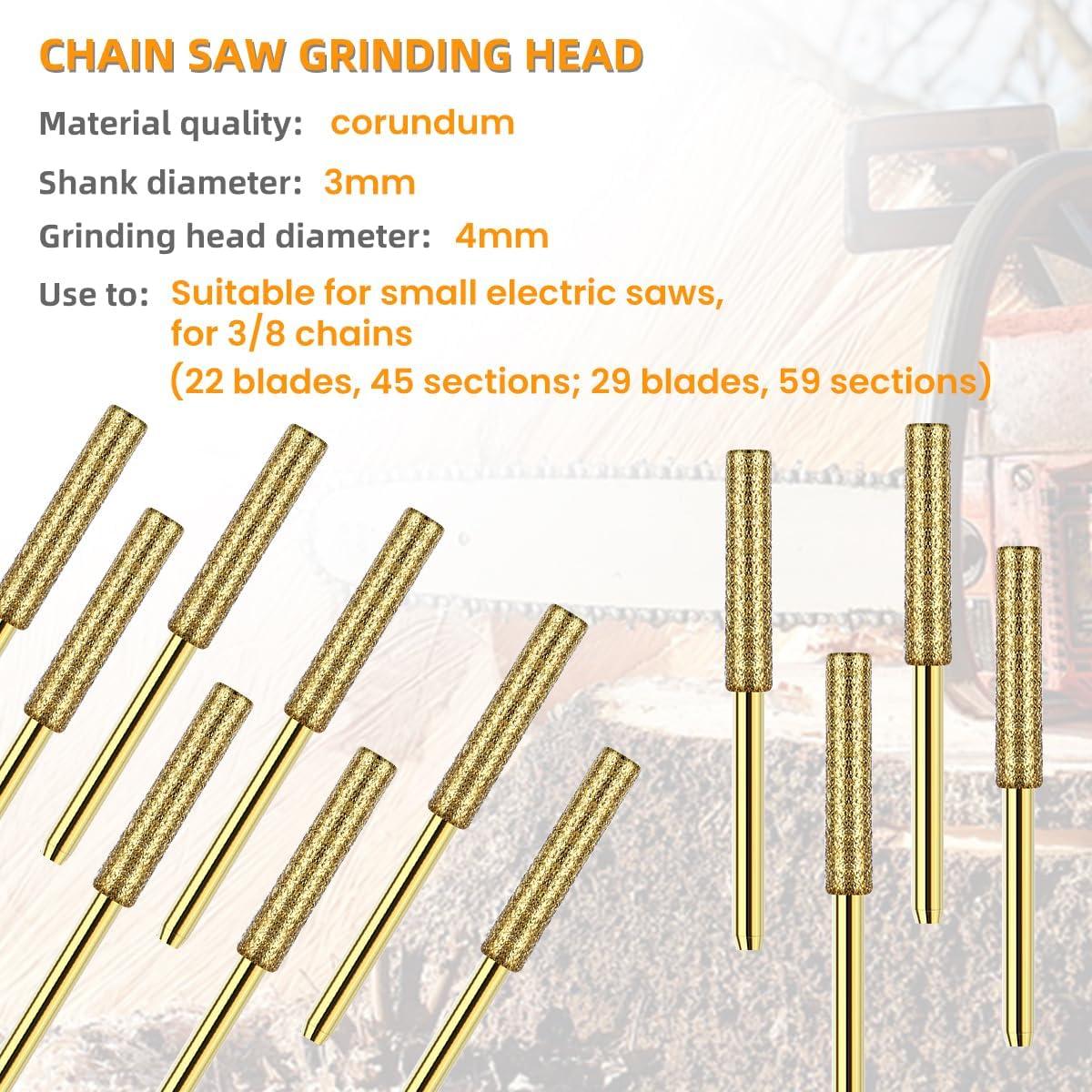 Juego de 12 Ruedas de Afilar de Diamante Tenalleys 4mm