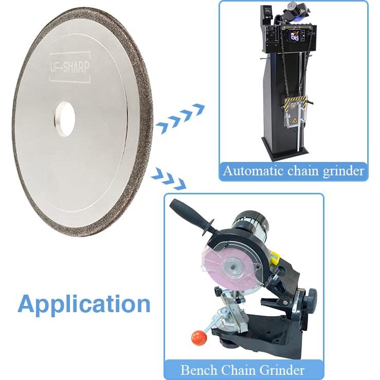 Rueda de Afilado CBN UF-SHARP 14.48 cm x 0.30 cm 80 Granos