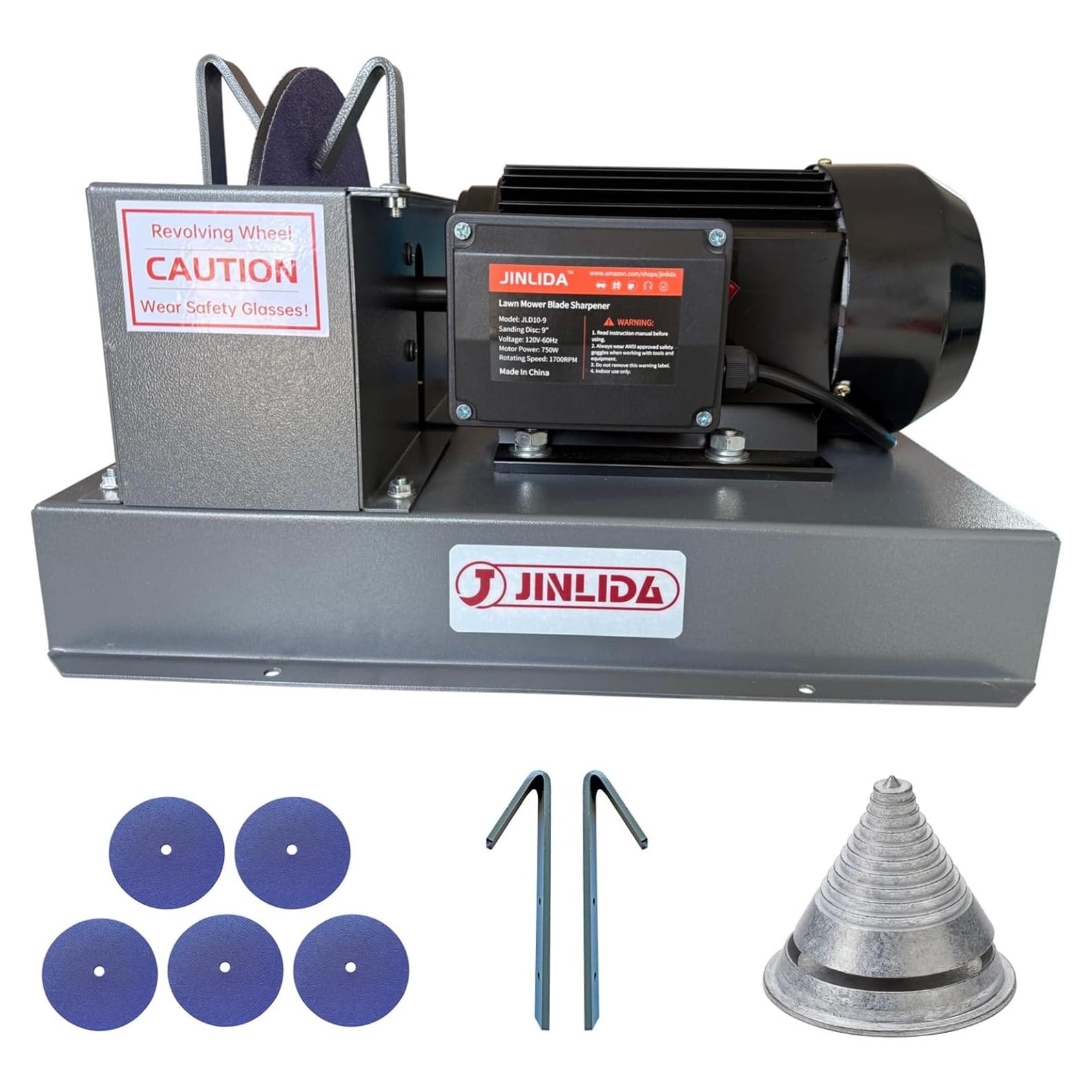 Afilador de Cuchillas de Cortacésped JINLIDA JLD10-8 500W