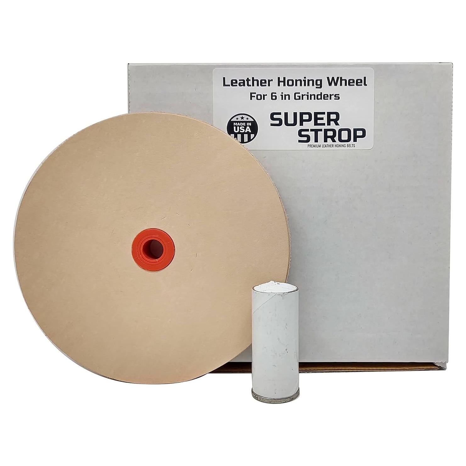 Rueda de Afilar de Cuero Pro Sharpening 16.5 cm para Amoladora