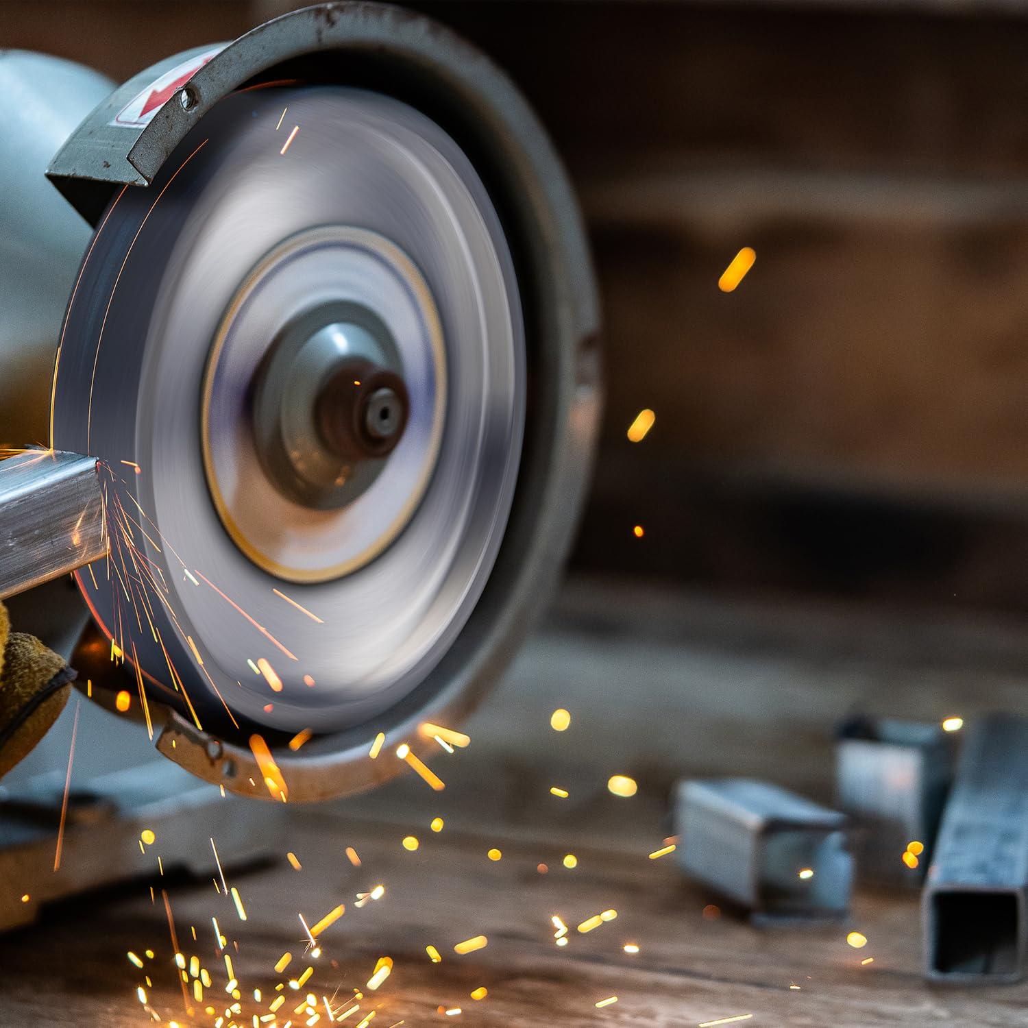 Rueda de Afilar CBN Lichamp 15.24 cm 180 Granos para Herramientas